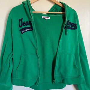 Georgetown University Jansport Zip Up Hoodie Medium